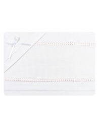 Cot sheet set to embroider CI1405PQRS