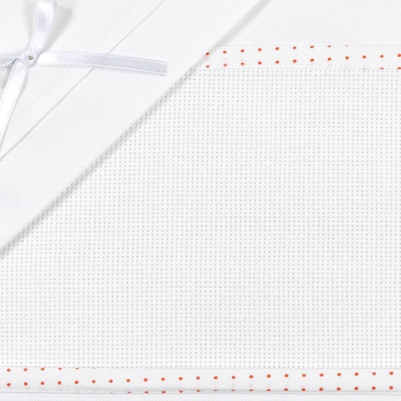 Cot sheet set to embroider CI1405PQRS