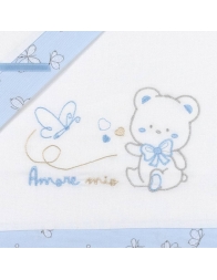 Cot bed sheet set Mio Piccolo LL945