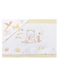 Gnam Gnam - Cot Crib bed sheet set Mio Piccolo LL951