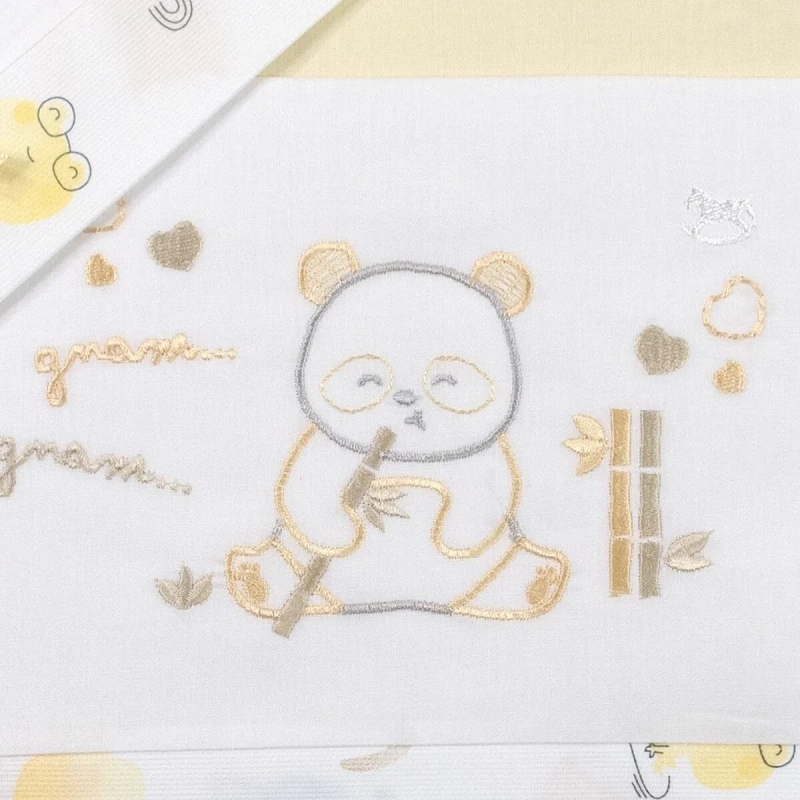Gnam Gnam - Cot Crib bed sheet set...