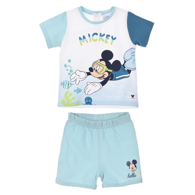 Mickey Sub - baby boy short pajamas Disney EX0030