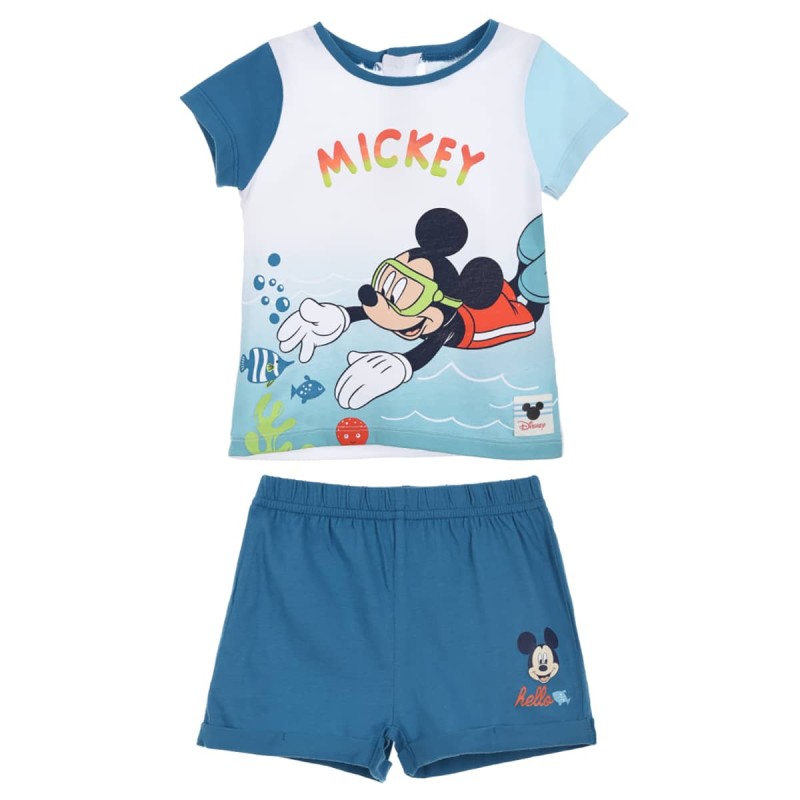 Mickey Sub - baby boy short pajamas Disney EX0030