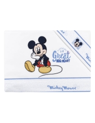 Topolino Great Heart - set lenzuola per culla lettino Disney EL0233AZ