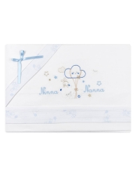 Ninna Nanna - Set lenzuola culla lettino Mio Piccolo - Azzurro