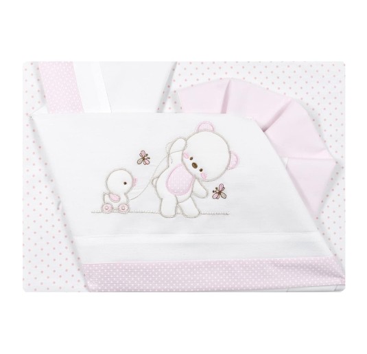 Cradle Pram sheet set cotton by Bruco Bruco EC1927VV 2