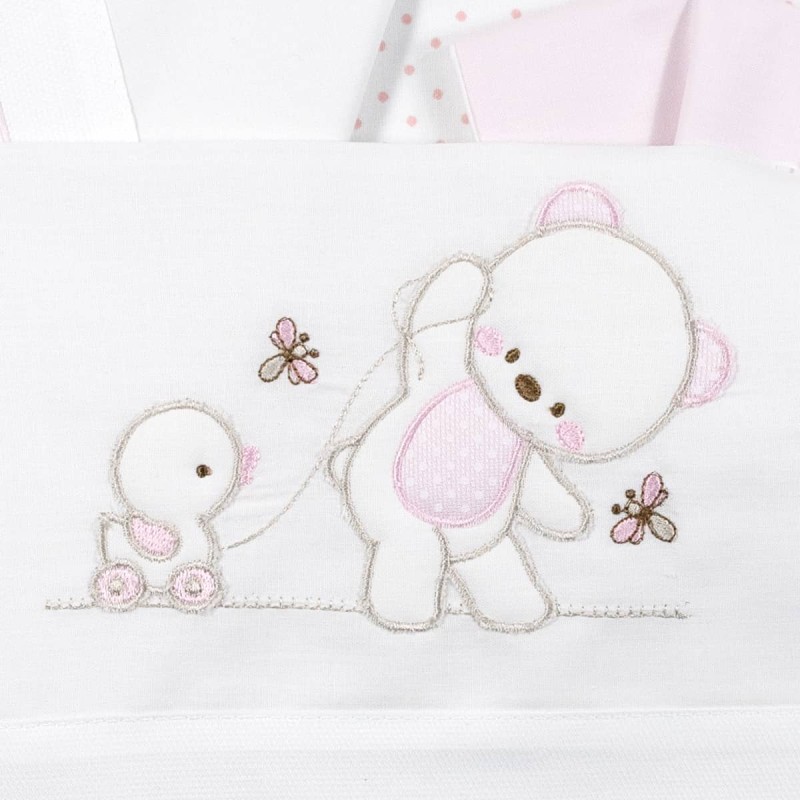 Cradle Pram sheet set cotton by Bruco...