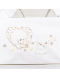 Set lenzuola per culla e carrozzina LC03326BG