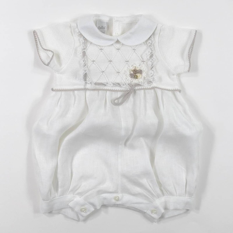 Baby romper cotton & linen by Stella 1820