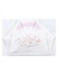 Mon Petit - Cradle Pram sheet set - Pink