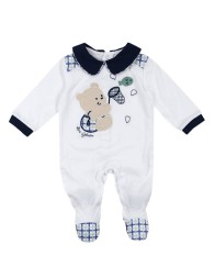 Newborn bodysuit cotton by Les Jolies LJ31854BLT