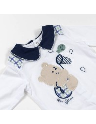 Newborn bodysuit cotton by Les Jolies LJ31854BLT