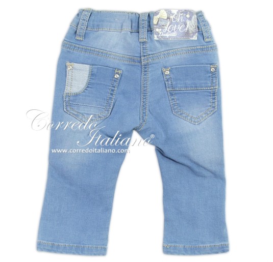 Jeans neonata 5 tasche art. 5S221 2