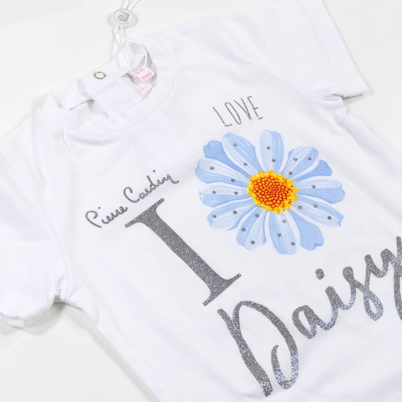 Short cotton baby girl outfit Pierre...