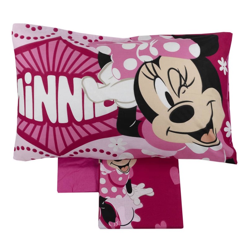 Minnie - cotton sheet set single bed Disney MIN1267