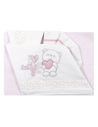 Little Love - Cot sheet set cotton by Bruco Bruco EL2023