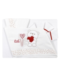 Little Love - Cot sheet set cotton by Bruco Bruco EL2023