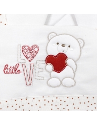 Little Love - Cot sheet set cotton by Bruco Bruco EL2023