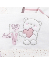 Little Love - Cot sheet set cotton by Bruco Bruco EL2023