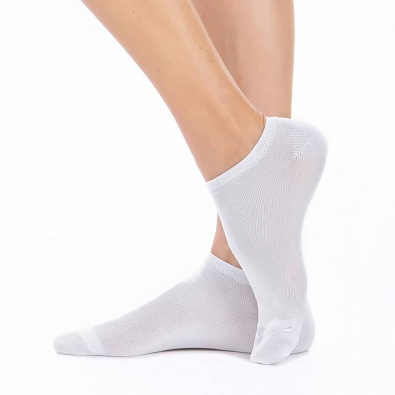 Set of 3 pairs of Meritex no-show socks 8500