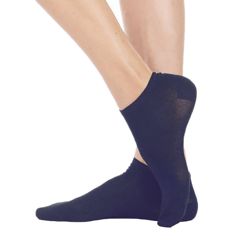 Set of 3 pairs of Meritex no-show socks 8500