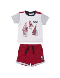 Short cotton baby boy outfit Bidibimbo PCCCJ126