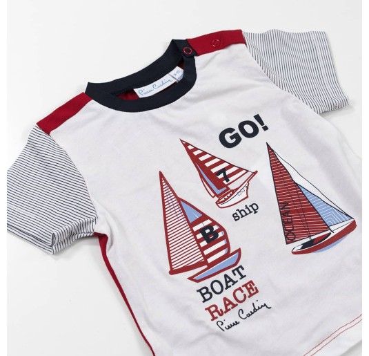 Short cotton baby boy outfit Bidibimbo PCCCJ126 2