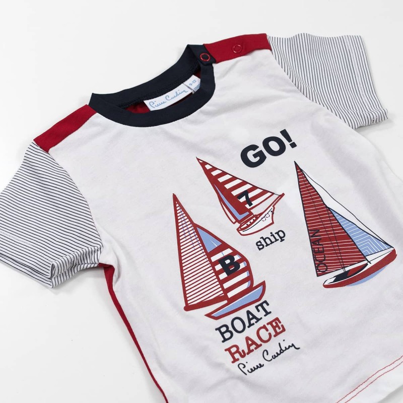 Short cotton baby boy outfit Pierre...