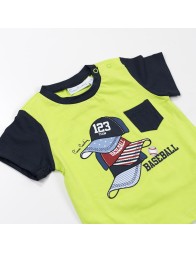 Short cotton baby boy outfit Pierre Cardin PCCCJ127