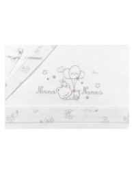 Ninna Nanna - Set lenzuola culla lettino Mio Piccolo - Grigio