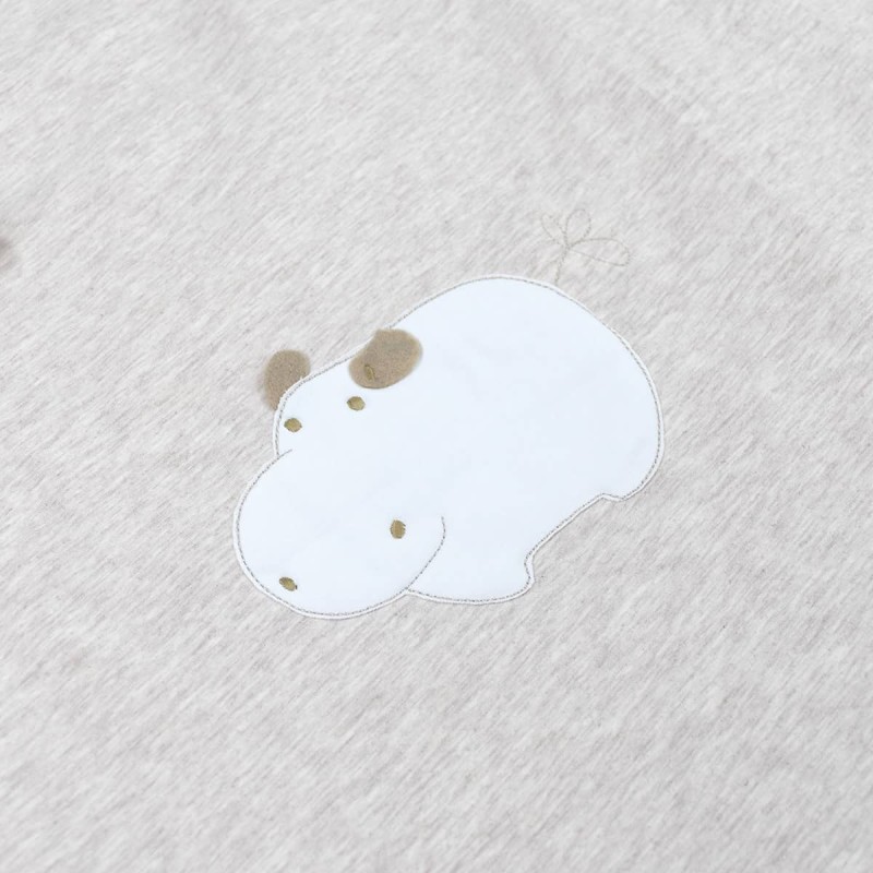 Ippopotamo - Copertina in cotone sfoderabile