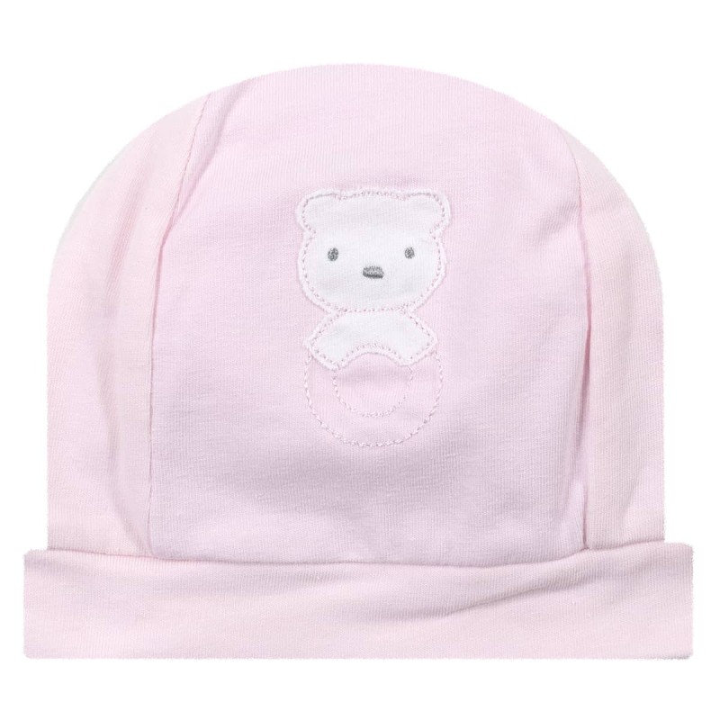 Pink Bear - Cotton hat embroidered Coccode' C57704A-RR