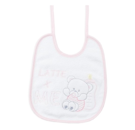 Bib in pure cotton embroidered CI1364 2
