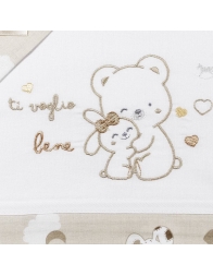 Ti voglio bene - Cot sheet set Mio Piccolo