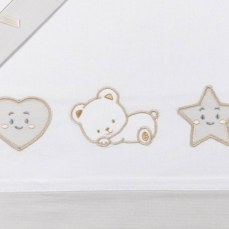 Cot sheet set Mio Piccolo LL968