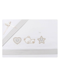 Cot sheet set Mio Piccolo LL968