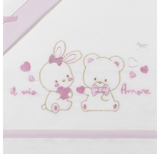 My Love - Cot sheet set Mio Piccolo LL955R 2