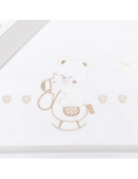 Orsetto e cavalluccio - set lenzuola maxiculla next to me NXT865