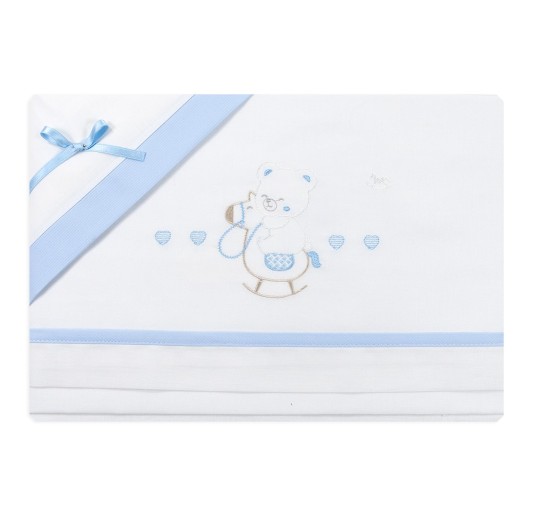 Orsetto e cavalluccio - set lenzuola maxiculla next to me NXT865 2