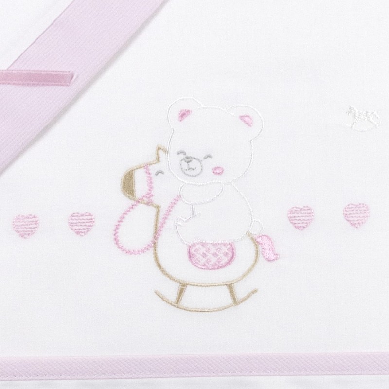 Bear with Horse - Maxi cradle sheet...