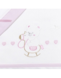 Orsetto e cavalluccio - set lenzuola maxiculla next to me NXT865