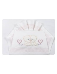 Set lenzuola per culla e carrozzina Fatina LC03315