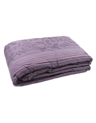 Chicago - jacquard fabric quilt for double bed - Liliac