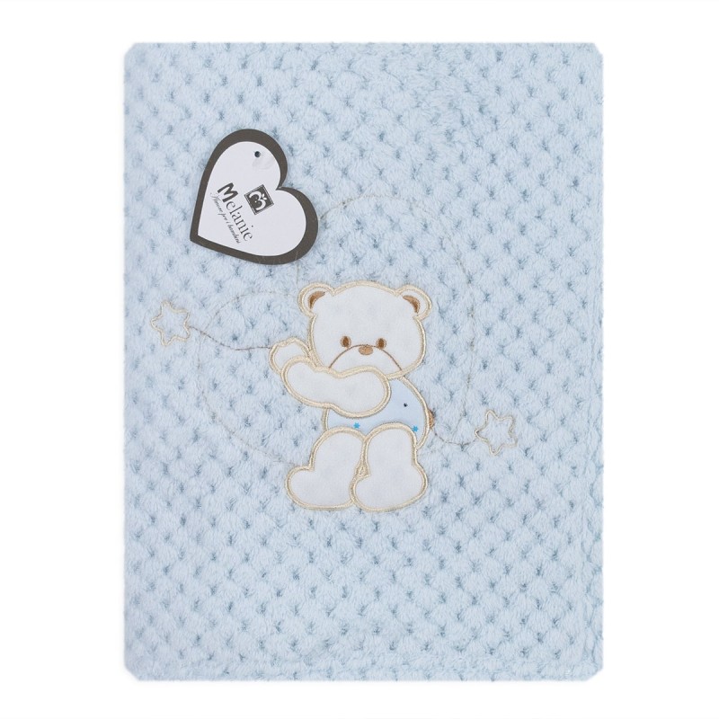 Soft Coral fleece blanket for cot...