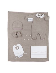 Wool Blend Newborn Layette Trunk Set by Teneri & Belli