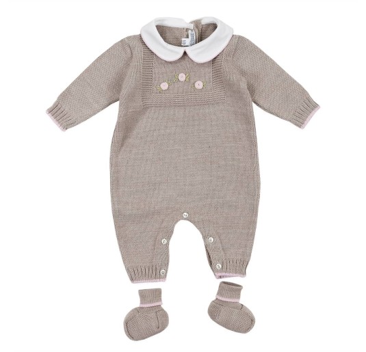 Wool Blend Newborn Layette Trunk Set by Teneri & Belli 2