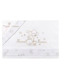 Ninna Nanna - Set lenzuola culla lettino Mio Piccolo - Beige