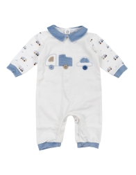 Tutina in caldo cotone felpina con colletto Le Chicche TU6471