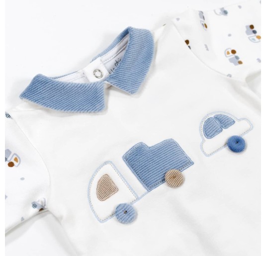 Tutina in caldo cotone felpina con colletto Le Chicche TU6471 2