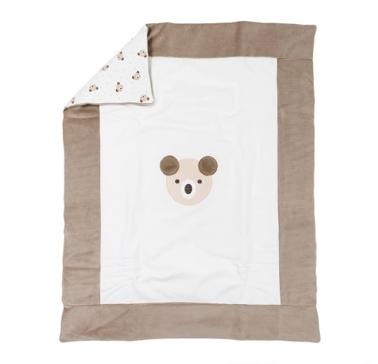 Copertina in ciniglia per culletta Le Chicche CO6540PBG 2